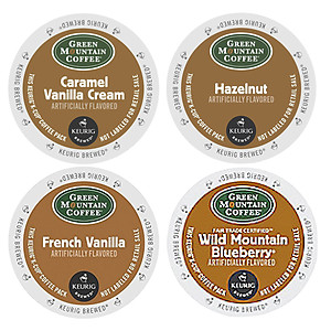 Green Mountain Coffee - Flavored Sampler - K-Cups (22 Count)