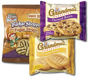 Grandma and Fudge Strips Cookie Combo (30 Count Variety Bag)