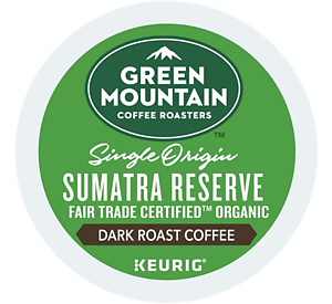 Green Mountain Coffee Sumatran Reserve K Cups 24 Count