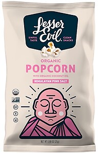 Lesser Evil Popcorn - Himalayan Pink Salt Vegan