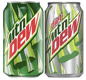 Mtn Dew Cans (12 Packs)