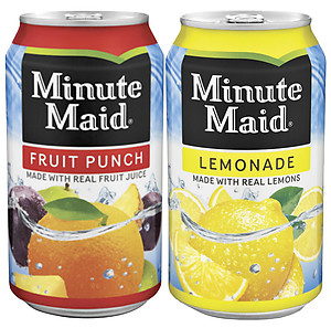 Minute Maid Fruit Punch and Lemonade (12 Packs)