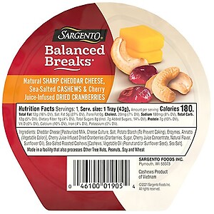 Sargento Balanced Breaks