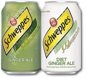 Schweppes & Diet Ginger Ale (12 Packs) 