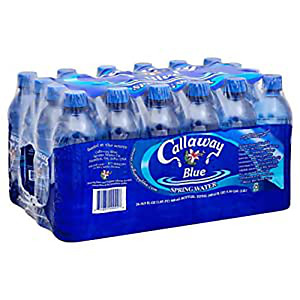 Callaway Blue Bottled Water