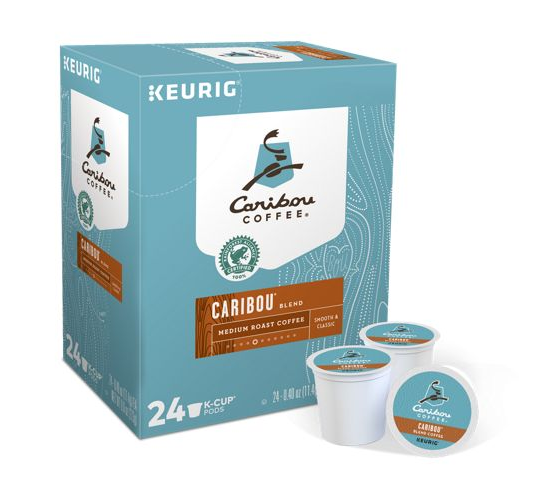Anytime Coffeee. Caribou Coffee Caribou Blend KCups (24 Count)