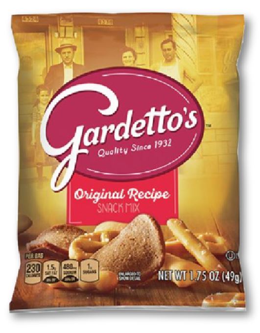 Anytime Coffeee. Gardetto's Original Recipe Snack Mix 1.75 oz