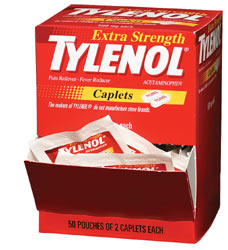 Tylenol Extra Strength 50 Count - 2 Packs (From Medi-First)