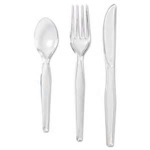 Dixie Clear Utensils - Bulk Case - (1000 Count)