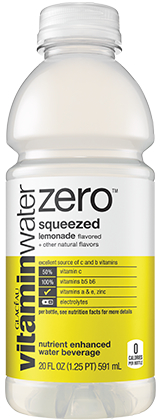 Vitamin Water Zero - Squeezed - Lemonade 20 oz Bottle