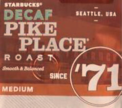 Starbucks Decaf Pike Place Roast (Box of 18)