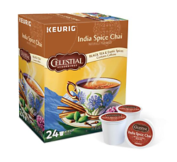 Celestial Seasonings - India Spice Chai Tea - K-Cups (24 Count)