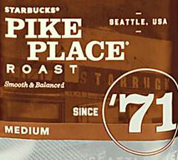 Café en grain Pike Place Roast Starbucks