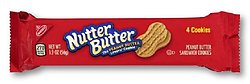 Nutter Butter Cookies (4 Pack Sleeve)