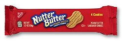 Nutter Butter Cookies (4 Pack Sleeve) Currently Out Of Stock