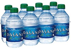 DaSani 12 oz Bottled Water (8 Packs)