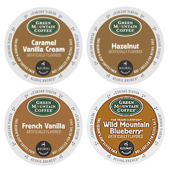 Green Mountain Coffee - Flavored Sampler - K-Cups (22 Count)