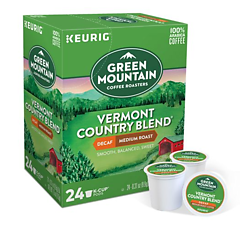 Green Mountain Coffee - Vermont Country Blend DECAF - K- Cups (24 Count)