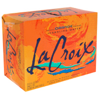 La Croix Orange Flavored Sparkling Water (12 Count Case)