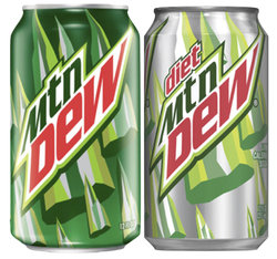 Mtn Dew Cans (12 Packs)