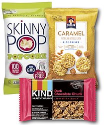 Rice Cakes, Skinny Pop & Kind Variety Pack - 30 Count