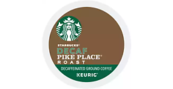 Starbucks Coffee - Pike Place Roast Decaf - K-Cups