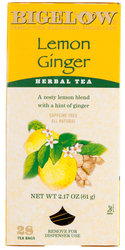 Bigelow Lemon Ginger Herbal Tea