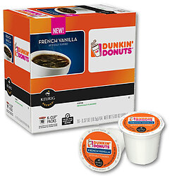 Dunkin Donuts Coffee French Vanilla K-Cups (22 Ct)