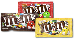 M&M's, Chocolate Candies, Peanut, 5.3 oz. Bag (1 Count)