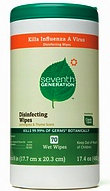 Seventh Generation Disinfecting Wipes - 70 Wet Wipes